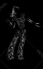 Abstract lady