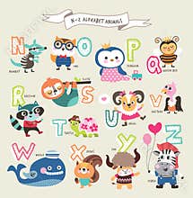 Cute cartoon animals