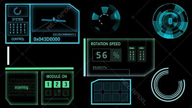 Futuristic screen, tracking