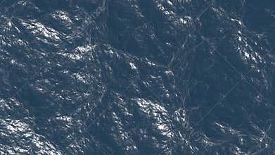 Wavy water.