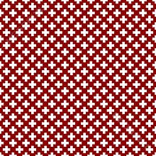 Seamless pattern of cross, vector illustration.