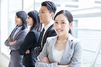 Group of success business people