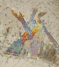 Ice crystals Surface