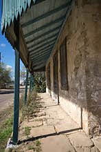 Texan vintage house porch