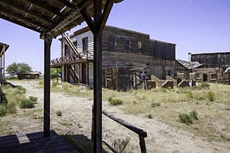 Old Western Town Movie Studio Street