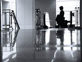 At the airport