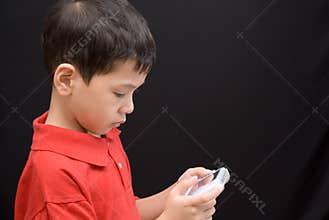 Asian kid portable console
