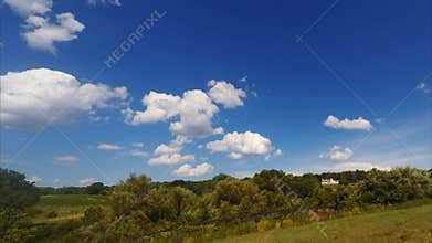 Virginia Vineyard farmland time lapse