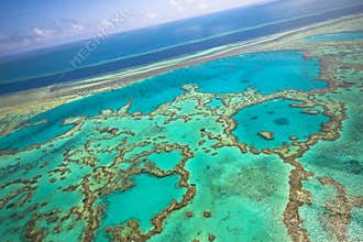 Great Barrier Reef from the sky
