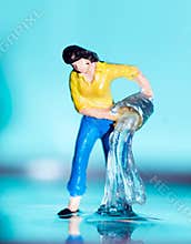 Woman with Bucket