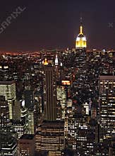 New York at night
