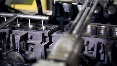 Automatic production line of ice cream
