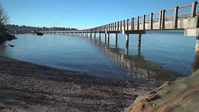 Boulevard Park Beach Bellingham, Washington, USA. 4K UHD