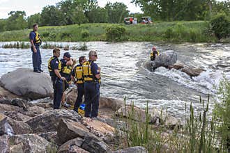 Water Rescue on river