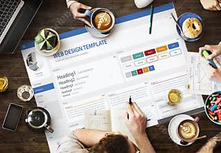 Creative Sample Website Design Template Concept