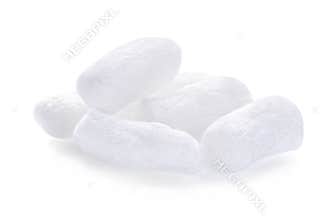 Foam cushioning isolated on white background