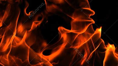 Alpha channel flames and fire