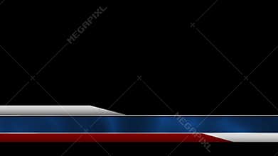 News lower third navy blue