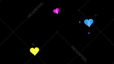 Hearts-Animated-`Happy Valentine`s Day` Title-Transparent