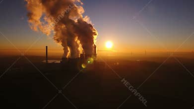 Brown coal power station