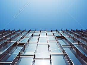 Modern Architecture Glass wall Building Abstract background