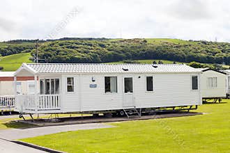 Static caravan park. Presthaven Sands,