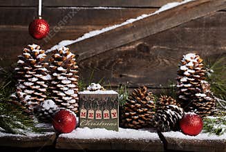 Merry Christmas Vintage Box
