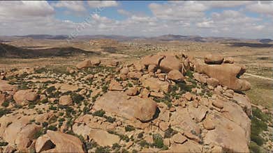 Aerial view of granite outcrop - South Africa