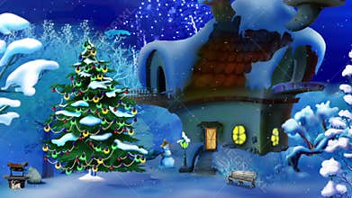 Magic New Year Night with Fireworks