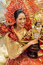 Sinulog dancer