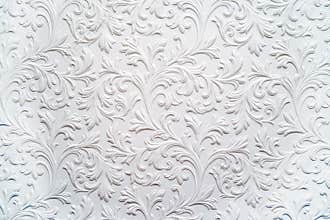 Plaster background floral pattern