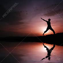 Silhouette run