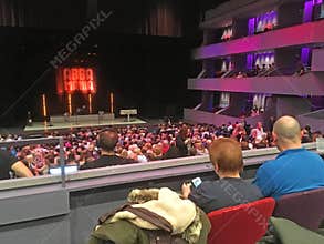 Audience in a theatre.