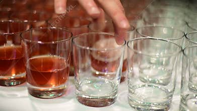 Alcoholic punch at the party