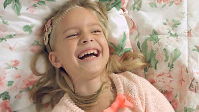 Kids emotions of happiness and joy