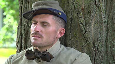 Handsome Civil War soldier