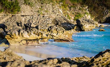 Cove along Bermuda coastline