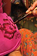 Technique of Batik painting