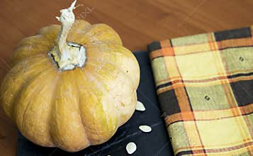 Autumn pumpkin thanksgiving background