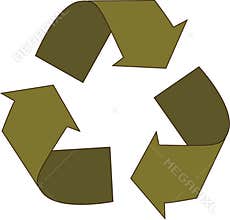 Green Recycle Arrows