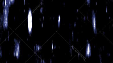 Elements apparition motion in blue