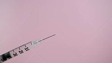 Medicine plastic vaccination syringe equipment with needle