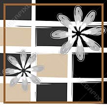 Vector abstract pastel colors floral abstract minimalist pattern background decorative design for hijab, scarf, bandana, pillow, t