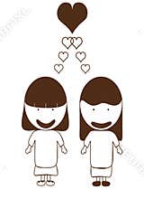 Girls in love