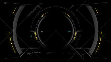 Flight cockpit HUD overlay