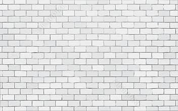 White brick wall vector illustration background