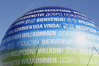 Welcome Balloon Sign