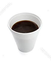 Cup of coffee drink food
