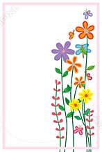Flower bee butterfly dragonfly stand frame