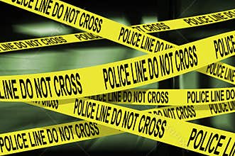 Police line
